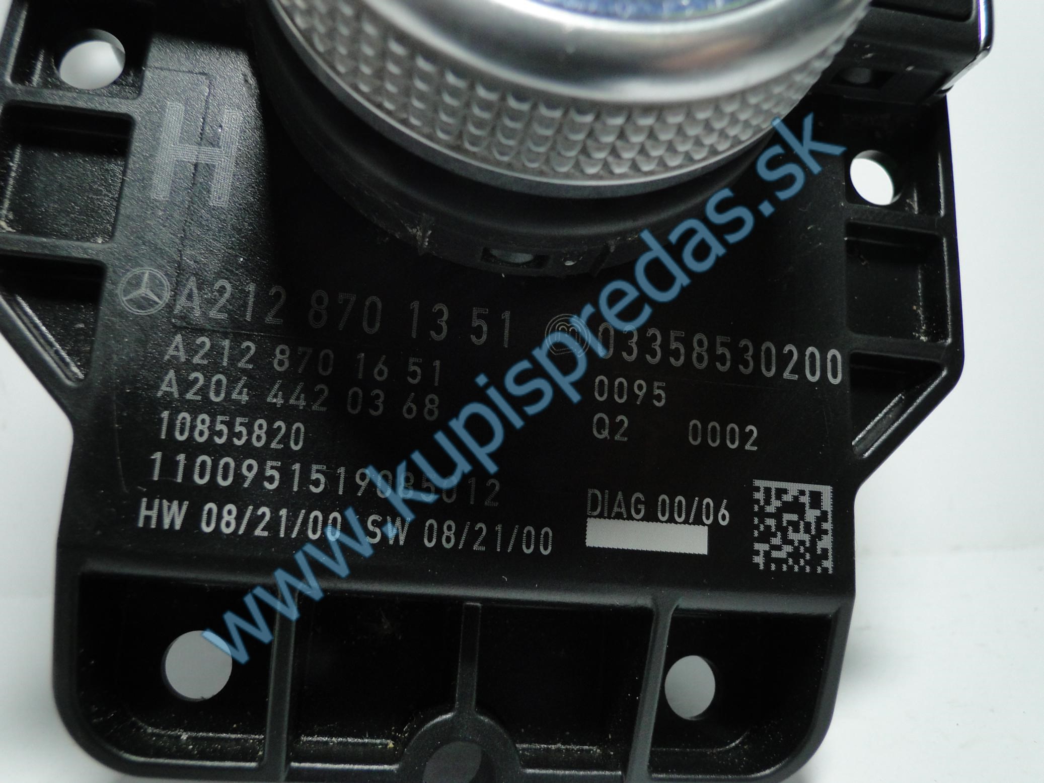 Ovládací modul Audio-Comand-GPS MERCEDES E W212  